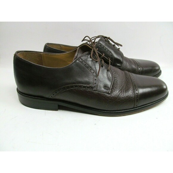 Sandro Moscoloni Louis Leather Derby Cap toe Mens Shoes Size US 8 Spain - Picture 3 of 12